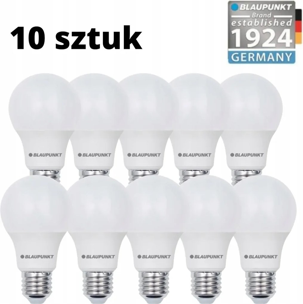 Led izzó Blaupunkt A60 E27 6W természetes fehér 4000K 600 lumen 10 db