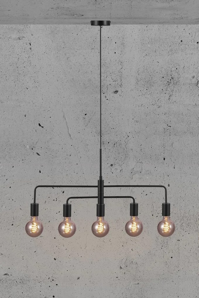 Nordlux loft modern függeszték gloom fekete nor2113053003
