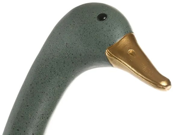 Design asztali lámpa zöld kacsa