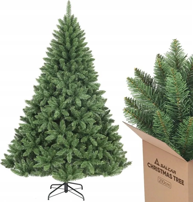 Műfenyő Zöld 150 CM Fém Állvány