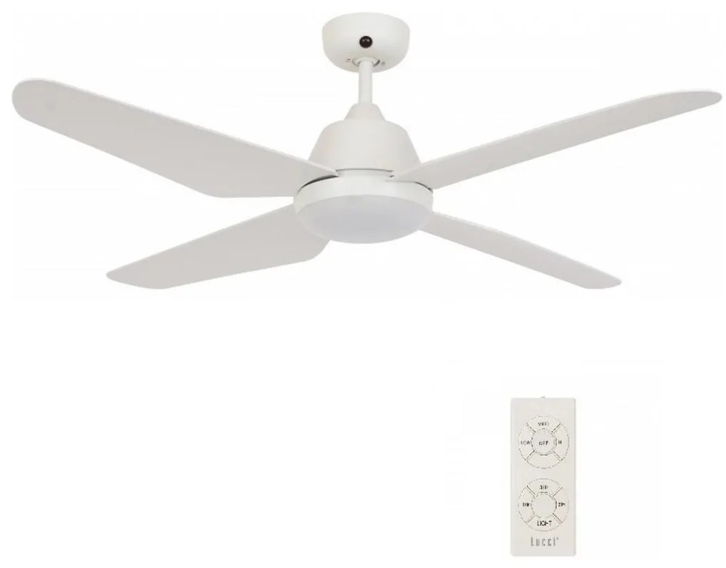 Lucci Air 212994 - LED Mennyezeti ventilátor ARIA LED/18W/230V fehér + távirányító