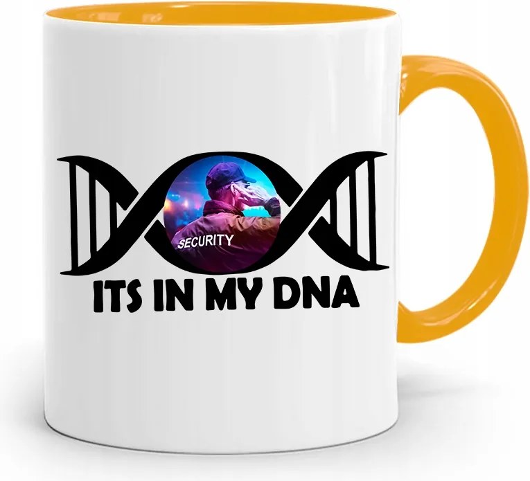 Őrző-védő Bögre Sárga Ajándék fényképes nyomattal