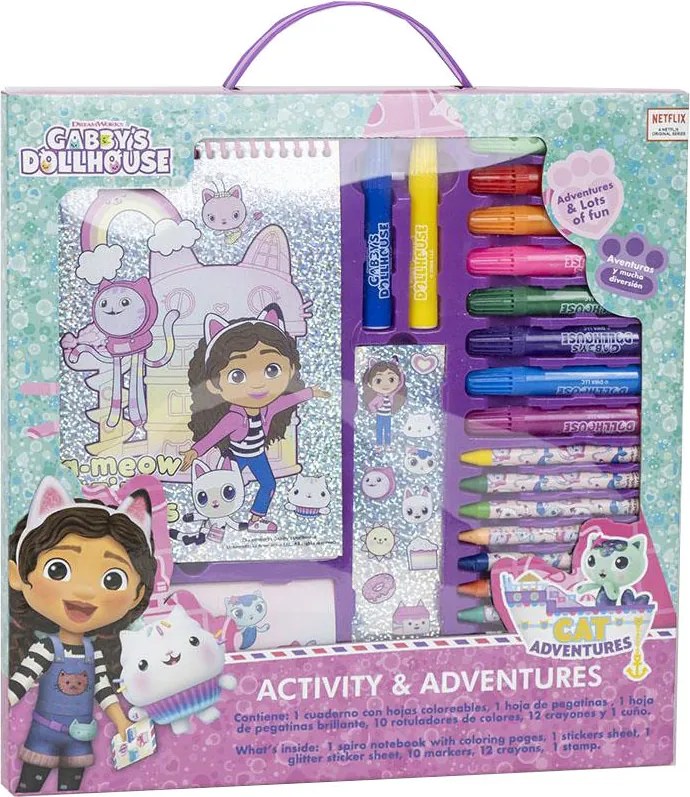 Gabi babaháza Cat Adventures Holo írószer szett