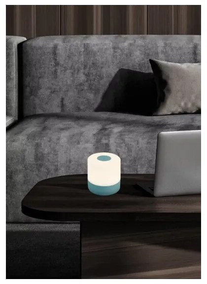 Briloner 7461010 - LED Dimmelhető Asztali lámpa tölthető LED/2W/5V IP44 kék