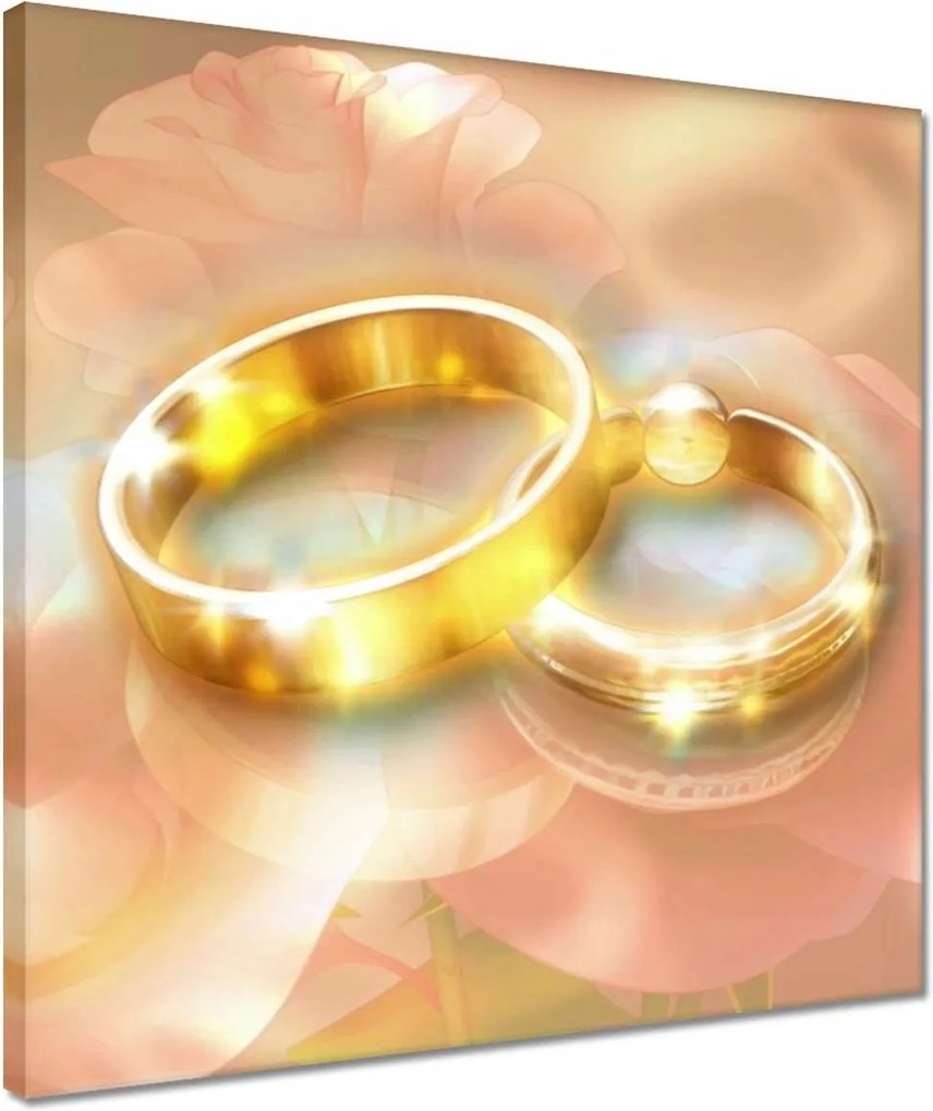 Vászonkép 40x40 Nőnap Ajándék Love