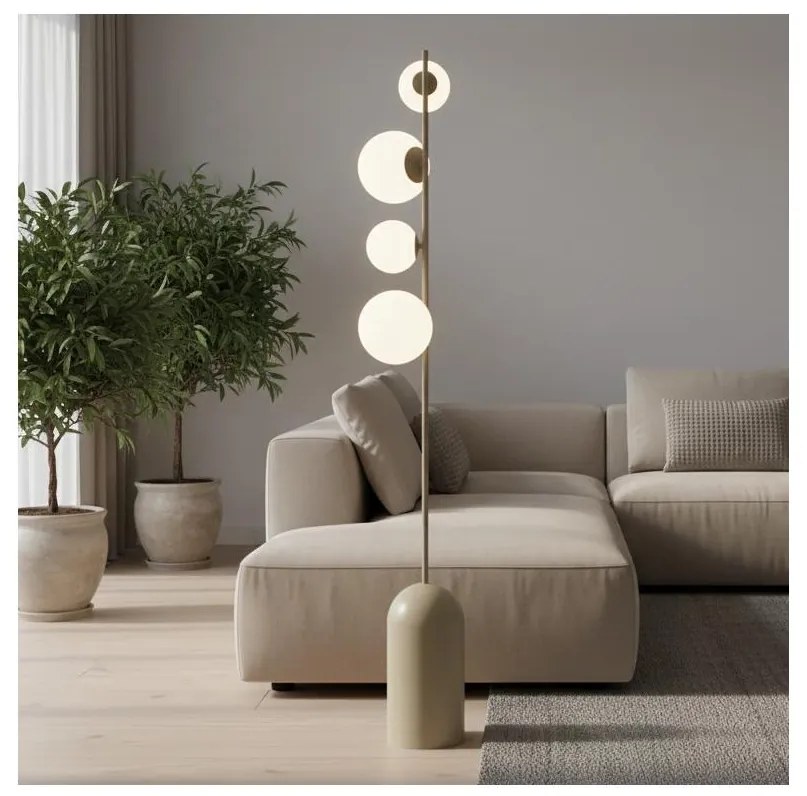 Állólámpa ETNO 4xG9/8W/230V bézs