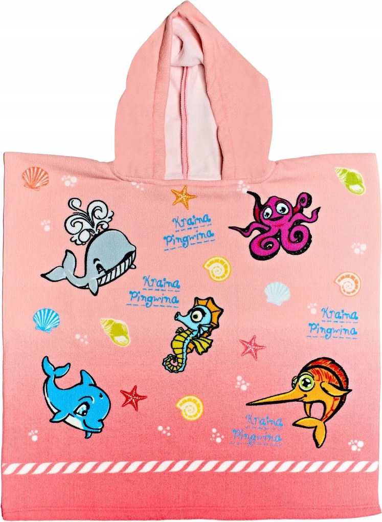 Gyerek strandköpeny strandtörölköző M-es