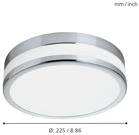 Eglo 94998 - LED Fürdőszobai lámpa LED PALERMO 1xLED/11W/230V IP44