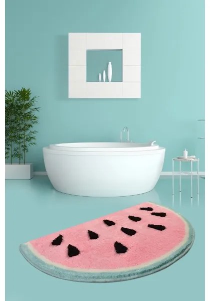 Fürdőszobai szőnyeg KARPUZ 60x100 cm görögdinnye mintával
