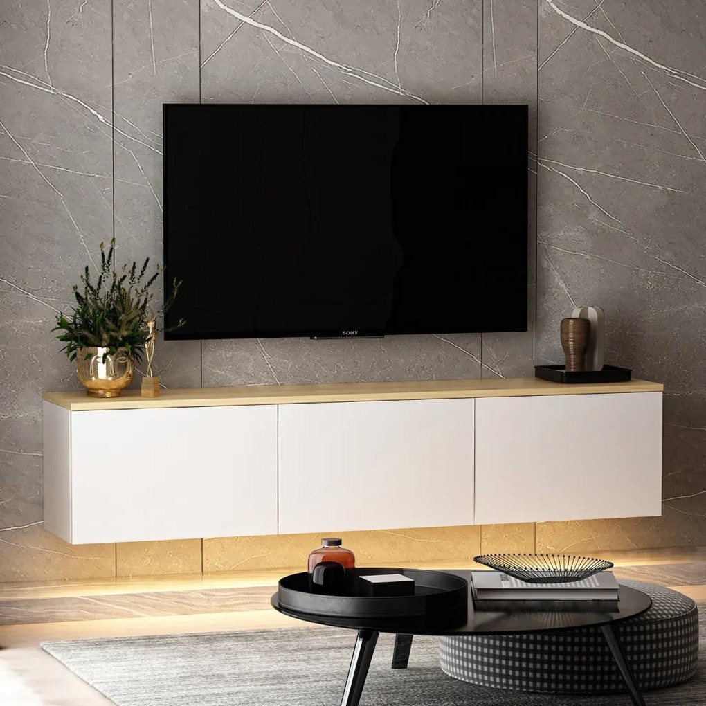 Neon - fehér v2 TV-állvány