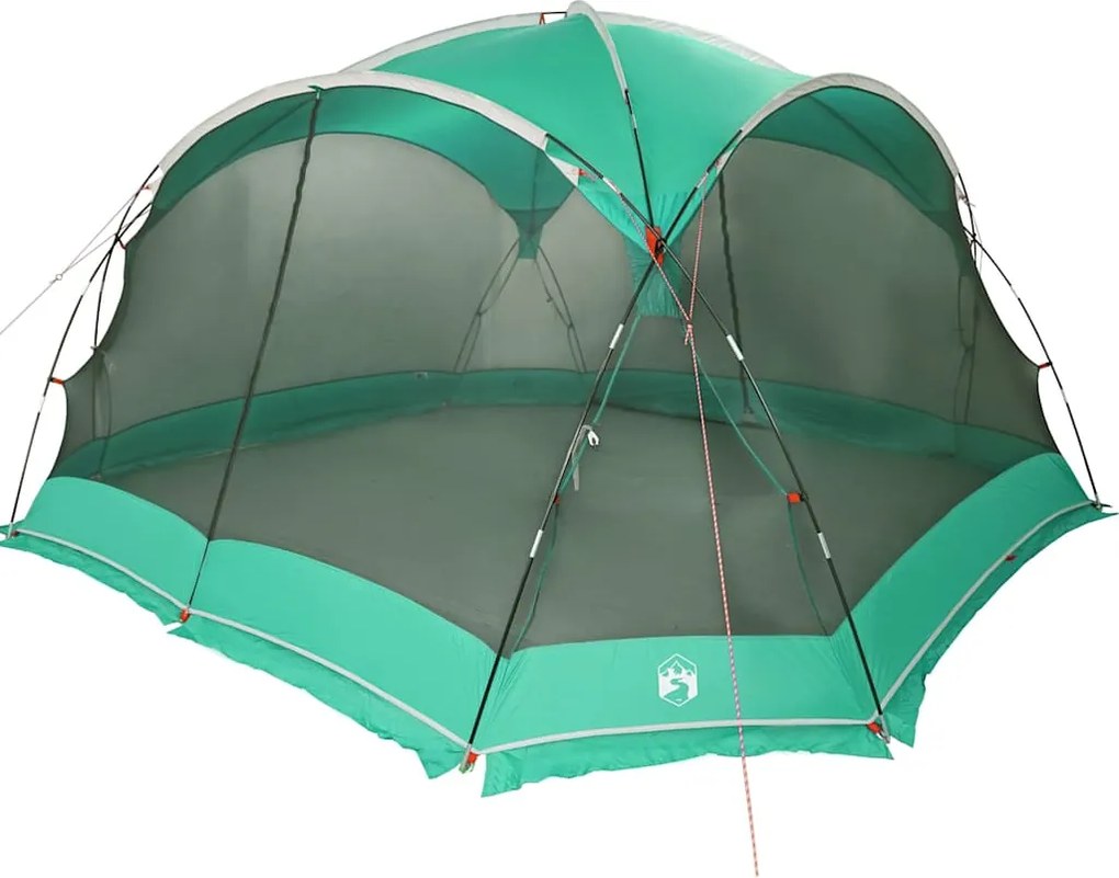 vidaXL Szúnyoghálós sátor tetővel Tengeri Zöld 434 x 434 x 230 cm