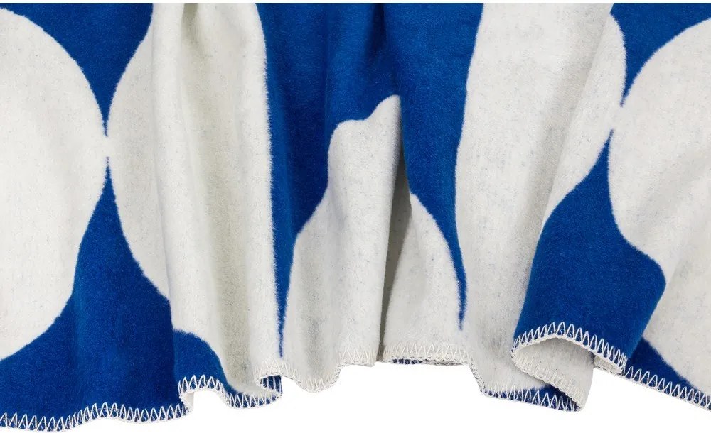 Kék-krémszínű takaró 150x200 cm Tul – noo.ma