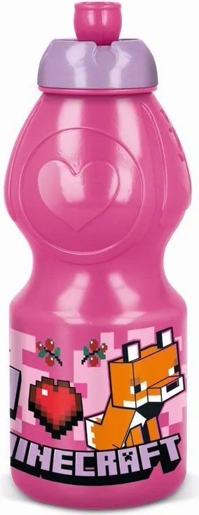 Minecraft Girls műanyag sportkulacs 400 ml