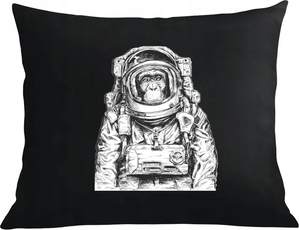 Párna párnahuzat vagány majom mintás Asztronauta