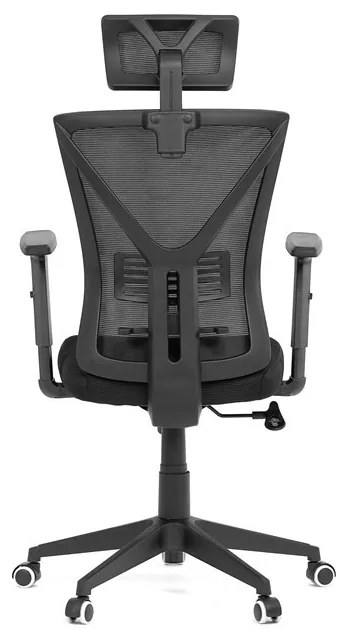 Fekete Hálós Irodai Szék, Hinta Mechanikával. KA-Q851 BK