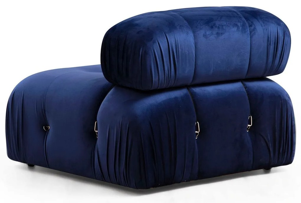 Sarokkanapé Bubble Velvet Kék L1-O1-1R-PUF
