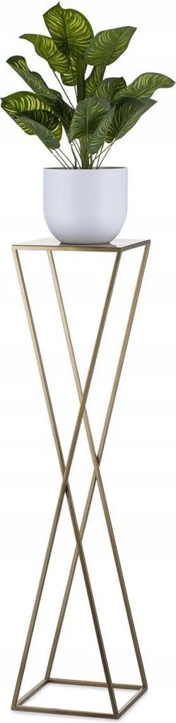 Virágtartó álló állvány arany Glamour Loft 100 cm