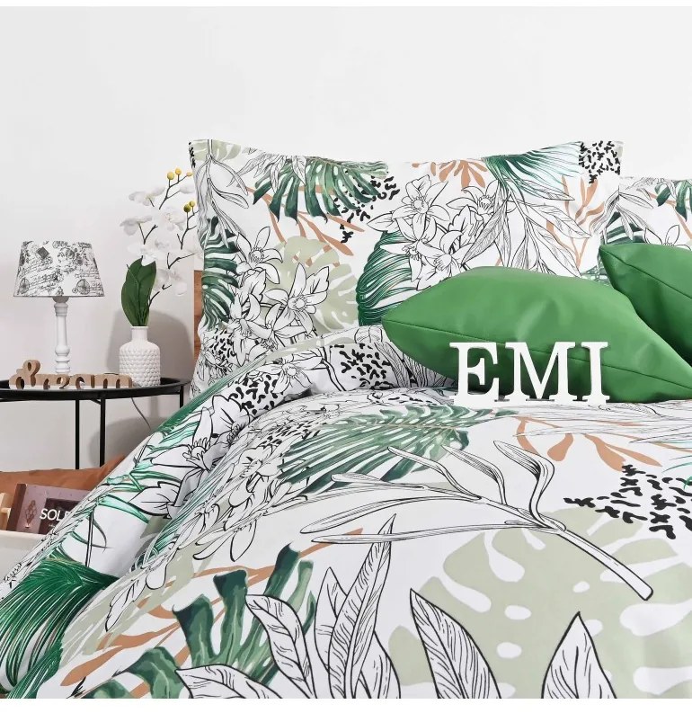 EMI Botanic pamut ágyneműhuzat, Nagy hengeres párnahuzat