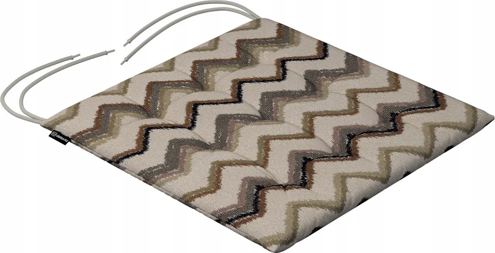 Károly székpárna 40x40 bézs-olívazöld