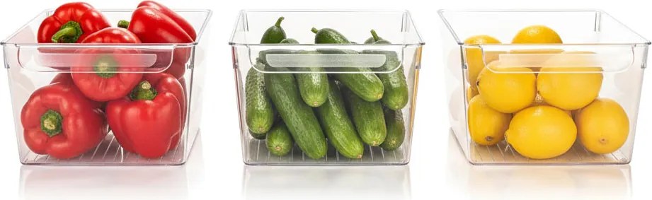 Ételtároló dobozok hűtőbe 3 db