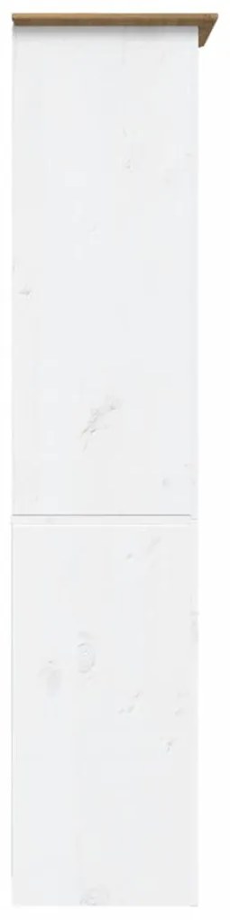 BODO barna tömör fenyőfa könyvszekrény 82 x 40 x 173 cm