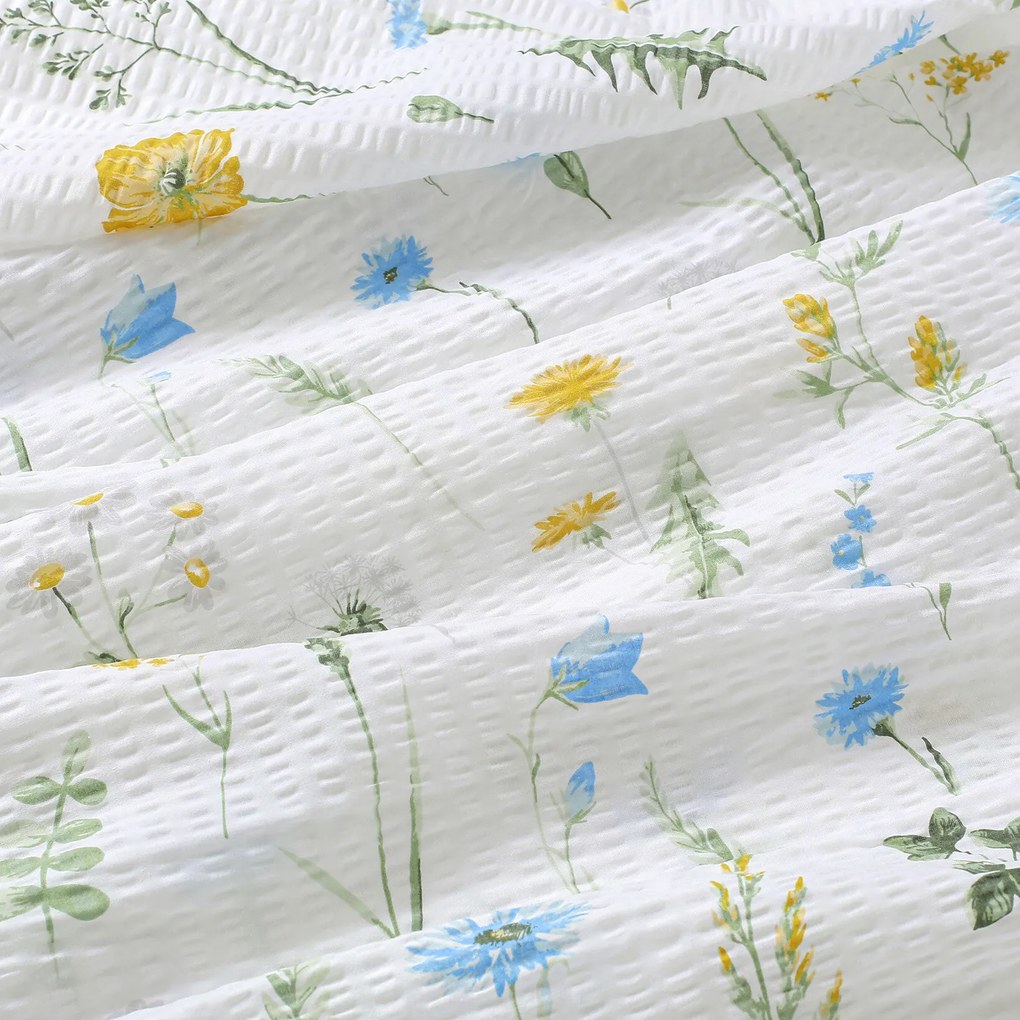 Goldea krepp párnahuzat - magyar rét 45 x 45 cm