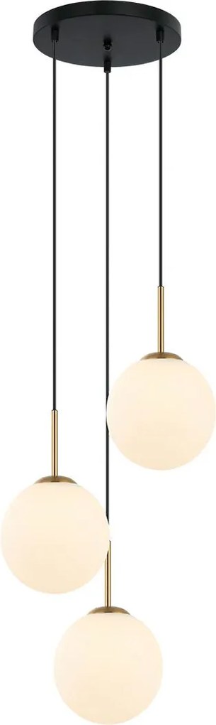 Italux modern függeszték deore antik bronz fehér itx5902854536573