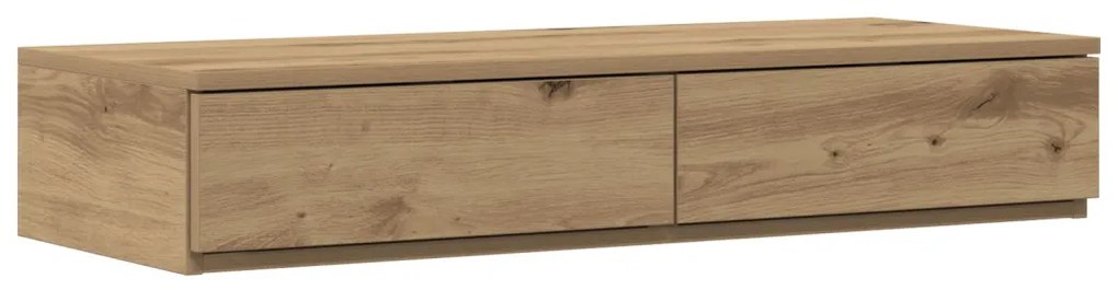 Ágy Fiókok Kézműves Tölgy 100x36,5x16,5 cm Mérnöki Fa