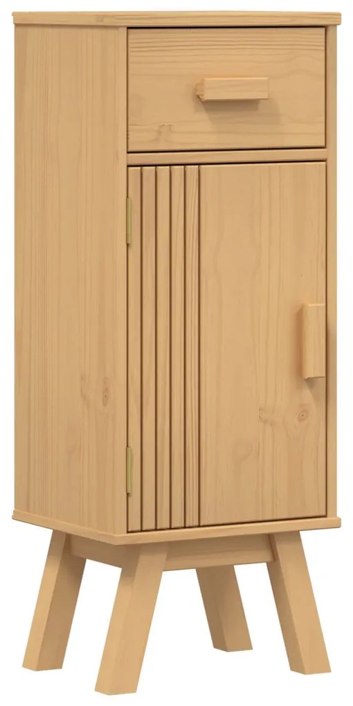 Fürdőszobai bútor szett fiókkal 4 pcs Barna 114 x 43 x 73.5 cm