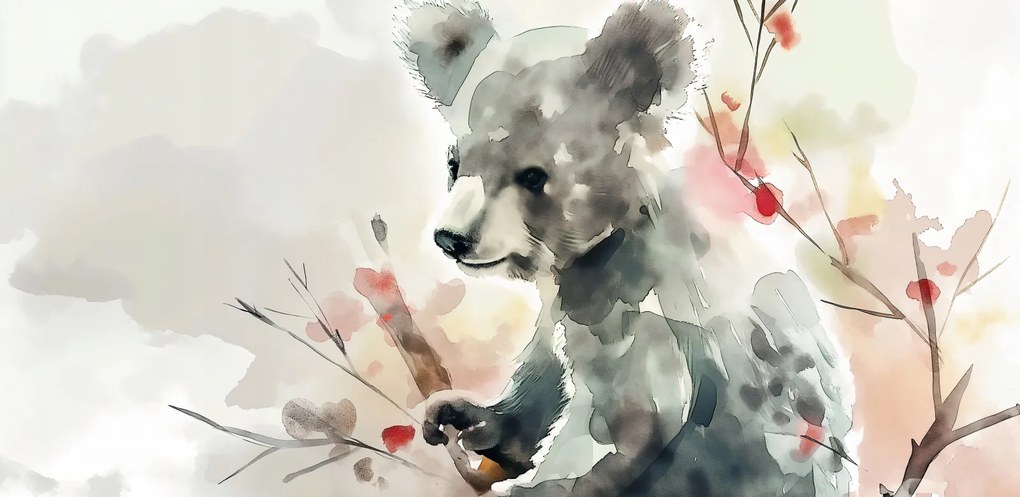 Poszter 91,3x44,5cm Akvarell koala