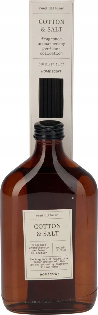 Aroma Diffúzor Üveg Barna 500 ML 10X5X20 CM Pálcika