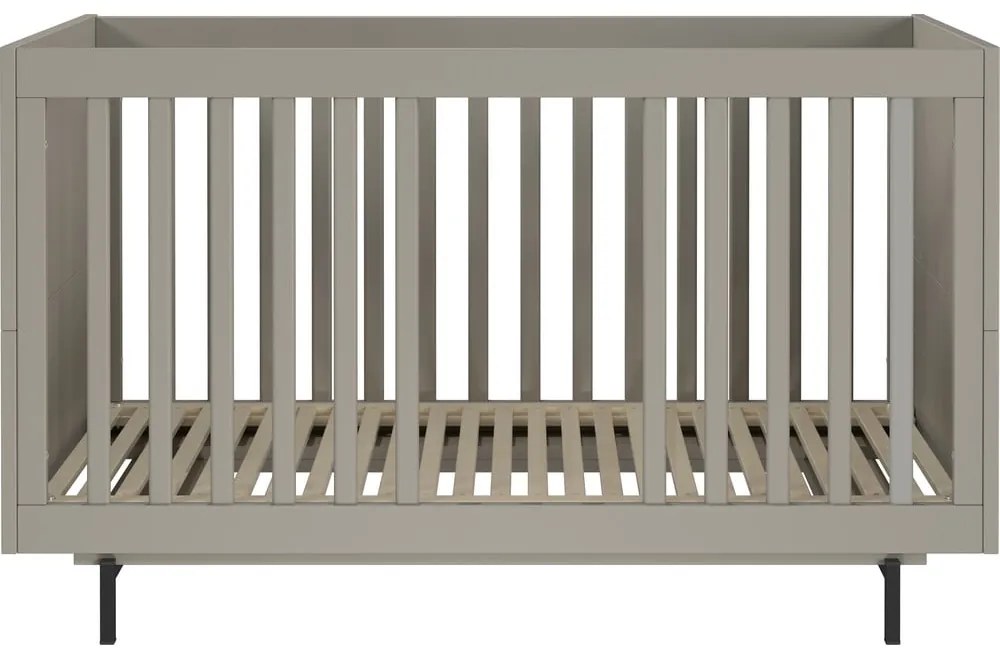 Szürke gyerekágy ágyráccsal 70x140 cm Tomino – Germania