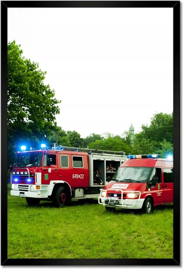 Poszterek keretben 40x60 Tűzoltóság