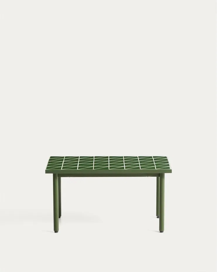 Kerti kisasztal kerámia asztallappal 51x81 cm Maurina – Kave Home