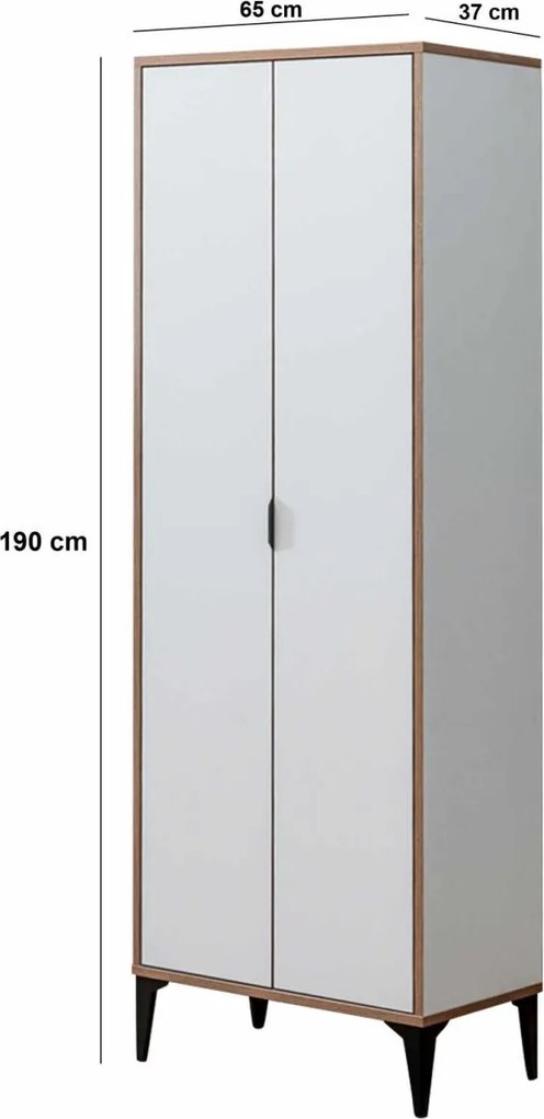 Arden konyhaszekrény, fehér, 65 cm