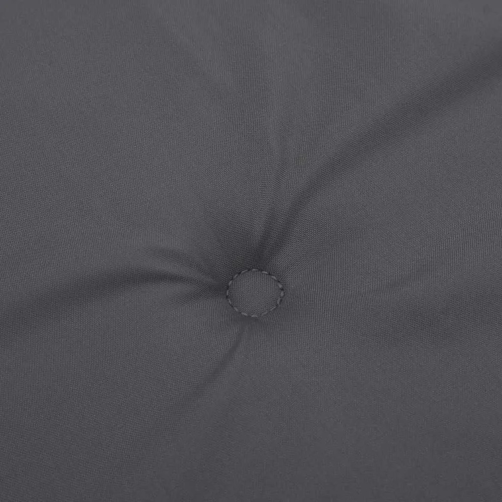 6 db antracit oxford szövet kerti székpárna 50x50x4 cm