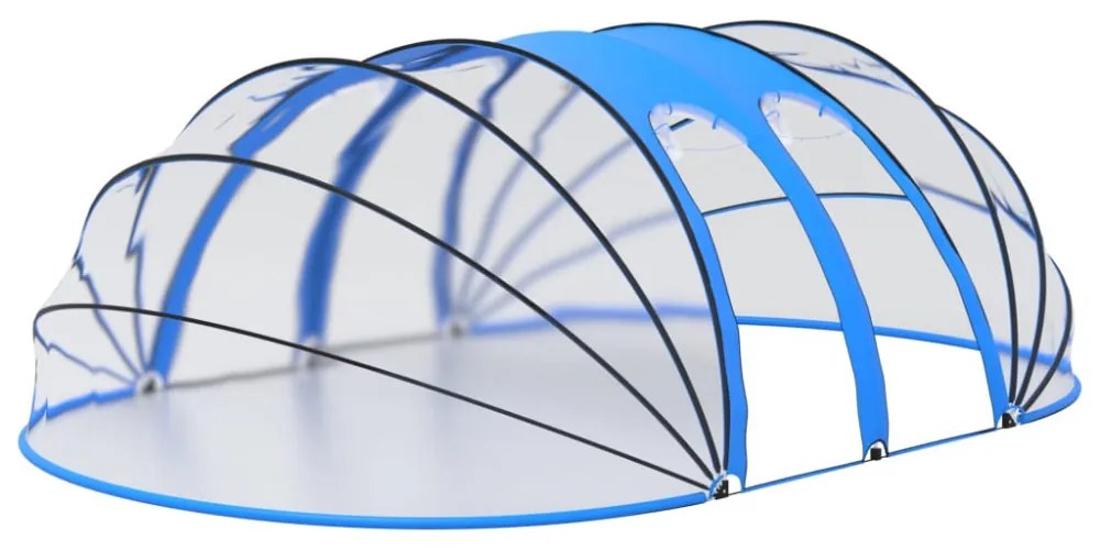 ovális medencekupola 620 x 410 x 210 cm
