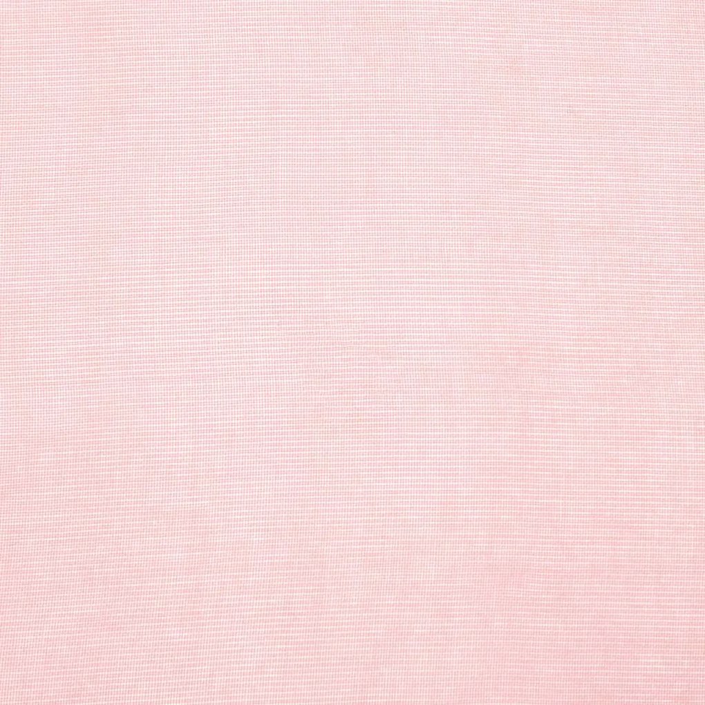 2 db világos rózsaszínű fátyolfüggönyök rojtokkal 140x175 cm
