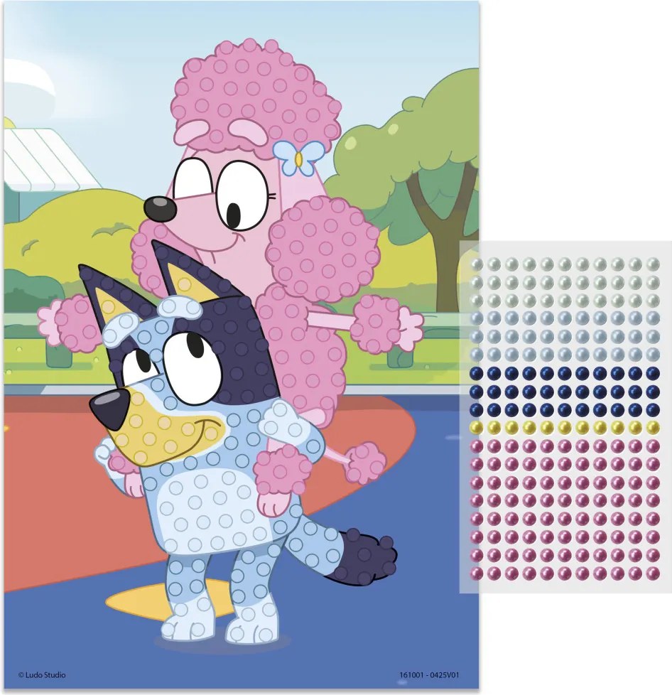 Bluey Shiny Duo gyöngyös kreatív szett