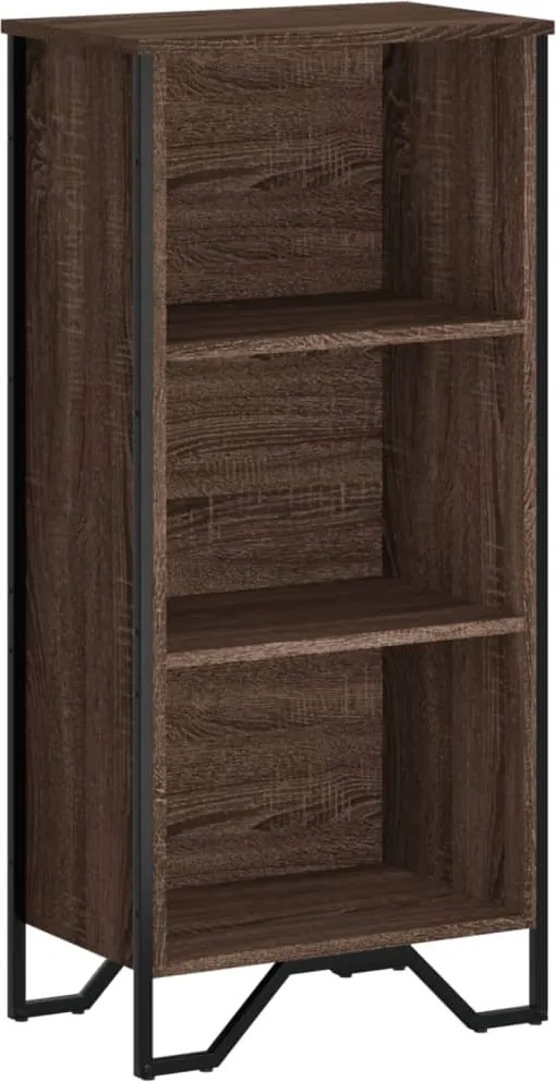 vidaXL barna tölgy színű szerelt fa könyvszekrény 50 x 31 x 106 cm