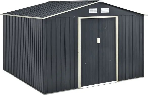 Juskys Kerti házikó XXL 277×319×192 cm - antracit