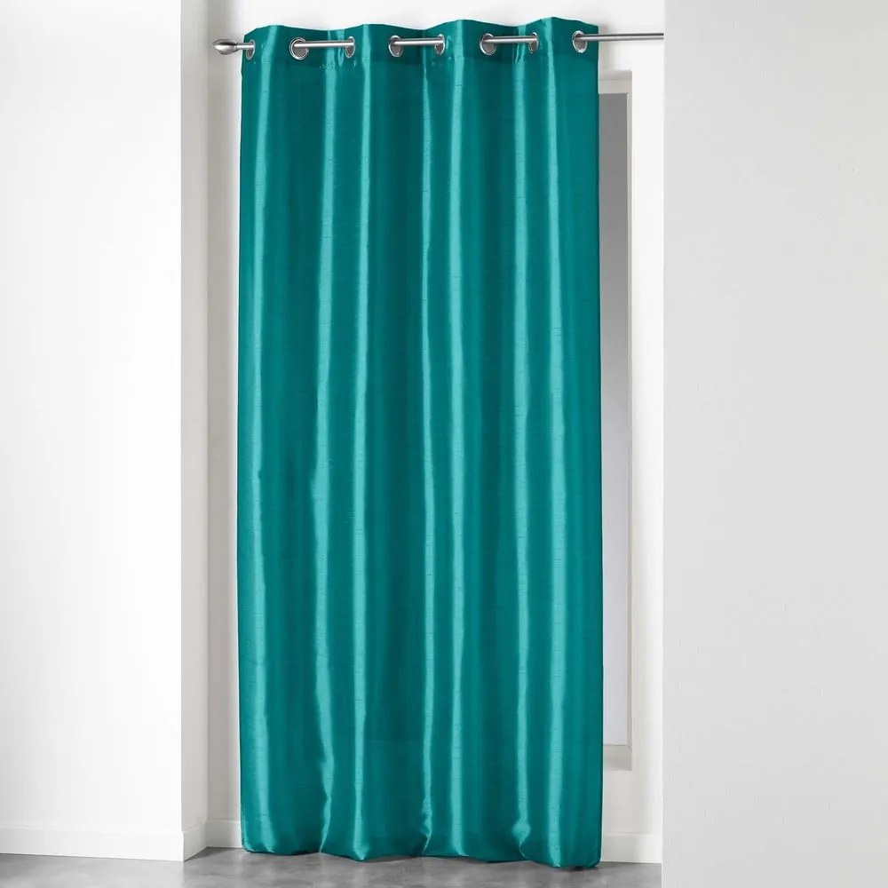 Kék mikroszatén függöny 140x240 cm Shana – douceur d'intérieur