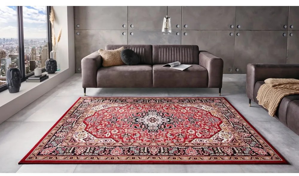 Skazar Isfahan piros szőnyeg, 200 x 290 cm - Nouristan