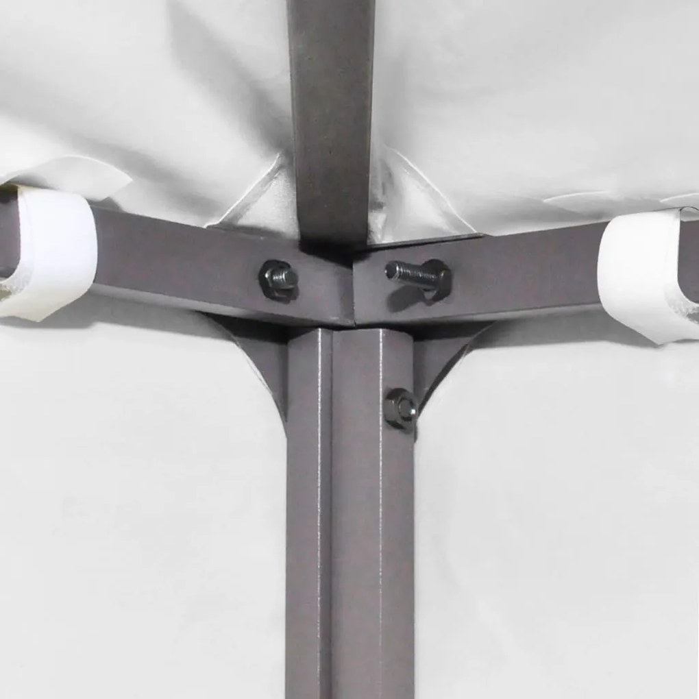 fehér kétszintes pavilon-tetőponyva 310 g/m² 3 x 3 m