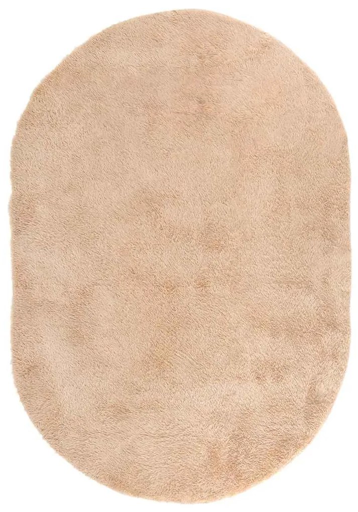 bézs poliészter hosszú szálú NAVARRA bozontos szőnyeg 300x200cm