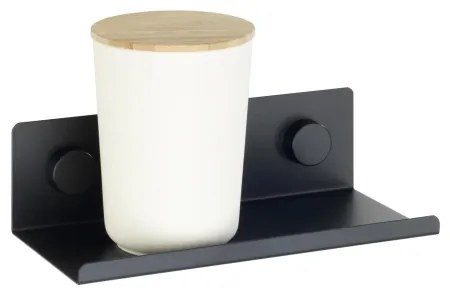 WENKO 71147800 - Polc JET 25x7,5 cm fekete