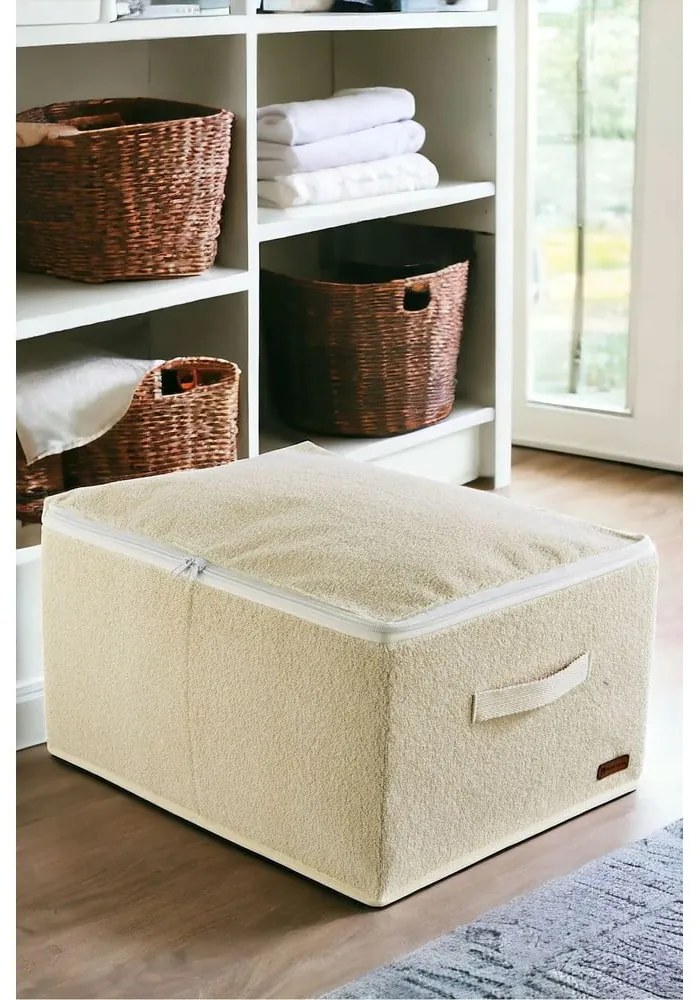 Textil ruhatároló doboz 42x34x42 cm – Mioli Decor