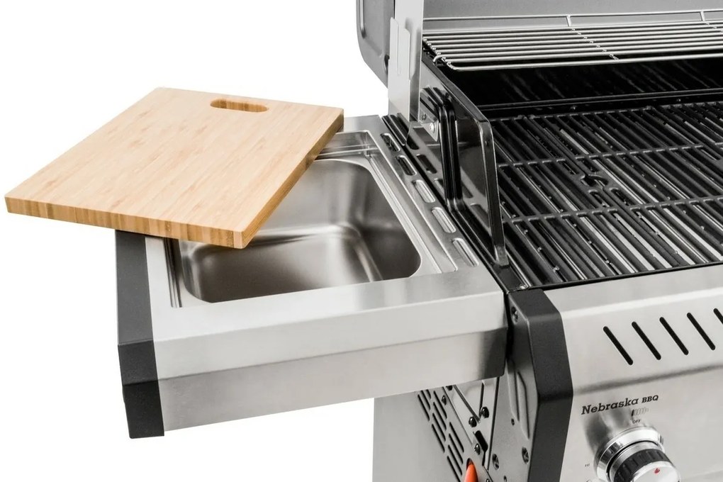 G21 Nebraska BBQ Premium line gázgrill, 6 égő + redukciós szelep ingyen