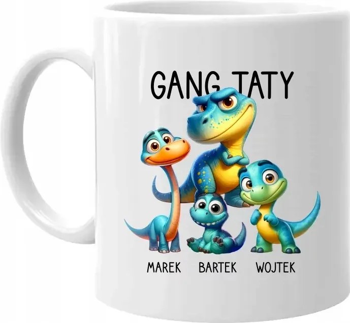 Apa Banda 3 Gyerek Bögre Apák Napja Dinoszauruszok