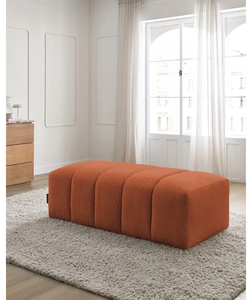 Terrakotta színű buklé lábtartó Annecy – Bobochic Paris